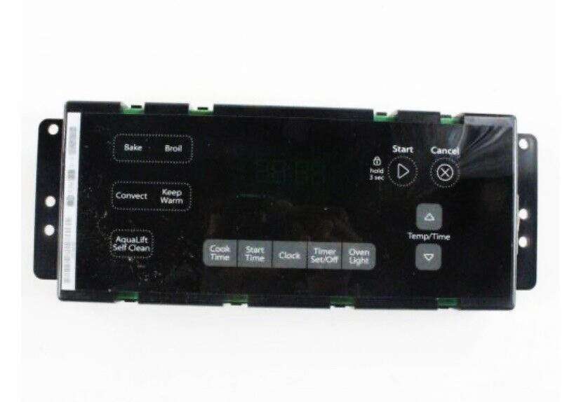 Whirlpool Range Oven Control Board and Overlay (Black) WPW10348712