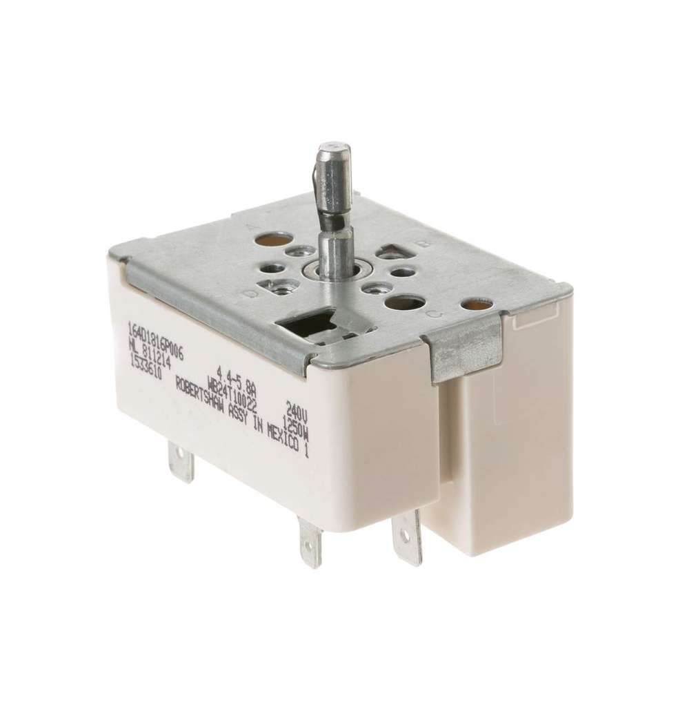 GE Range Surface Element Control Switch (1,250-watt) WB24T10022