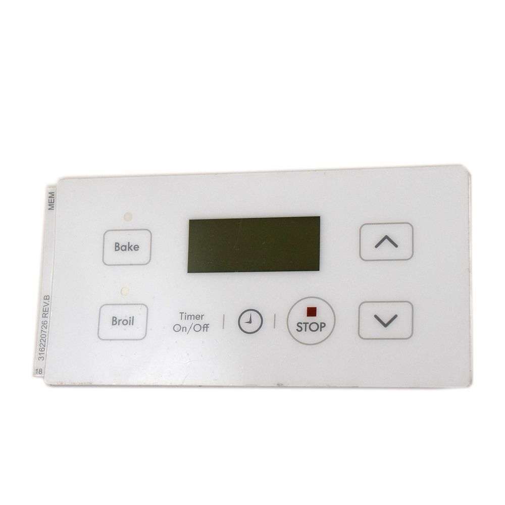 Frigidaire Wall Oven Control Overlay (White) 316220726