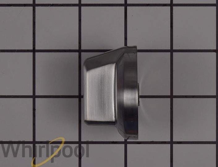 Whirlpool Range Surface Burner Knob (Stainless) W10696522
