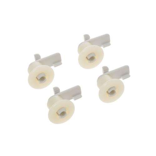 GE Dishwasher Dishrack Roller Kit (4-pack) WD35X21039