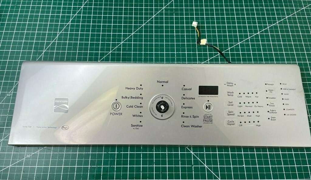 Whirlpool Washer User Interface Assembly (White) W10909734