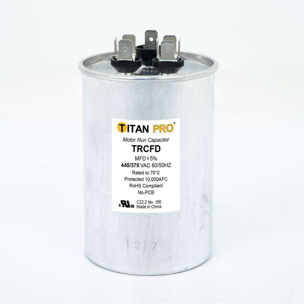 TRCFD305 Titan Pro 30+5MFD 440/370V ROUND