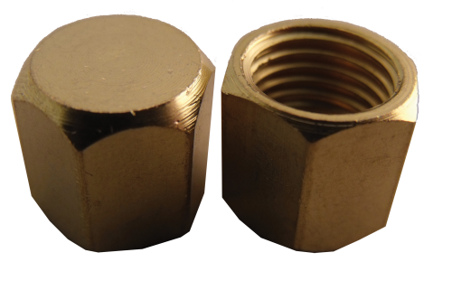 Supco Flare Hex Brass Cap With Neoprene Seal Part # SF2235