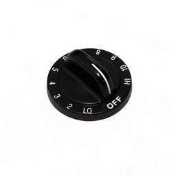 [RPW18293] Whirlpool Oven Knob (Black) WP71002187